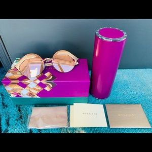 Bulgari sunglasses - metallic gold